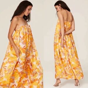 Acler Haslam Dress in Golden Abstract - Size 6 - NWT